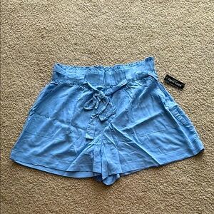 New Look Blue Woven Shorts